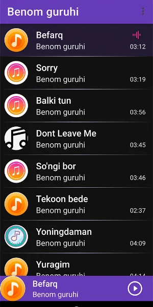 Benom guruhi Screenshot 0