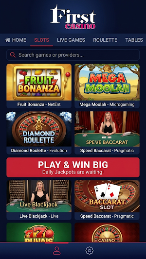 First Casino Screenshot 3