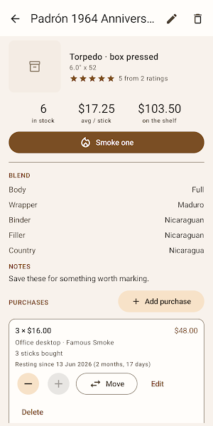 Humidor Screenshot 0