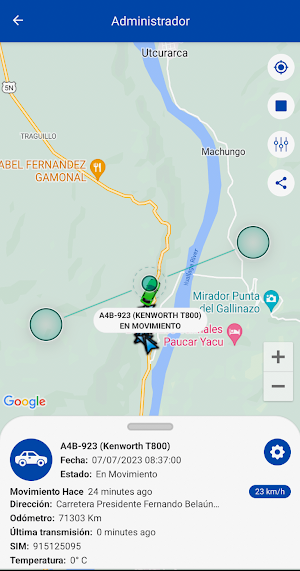 AASA MONITOREO GPS Screenshot 3