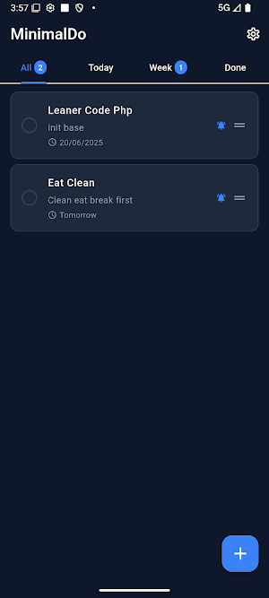 MinimalDo - To-Do List Screenshot 1