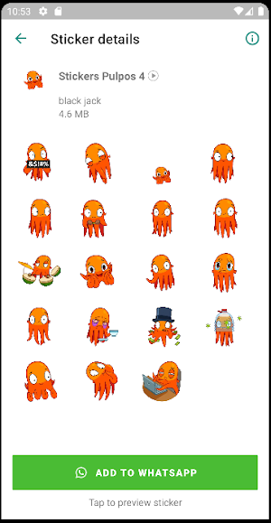Stickers de Pulpos Screenshot 3