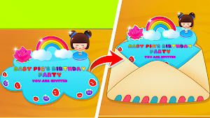 cute pig's birthday party Screenshot 2