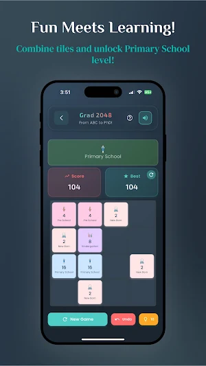 Grad2048 Screenshot 3