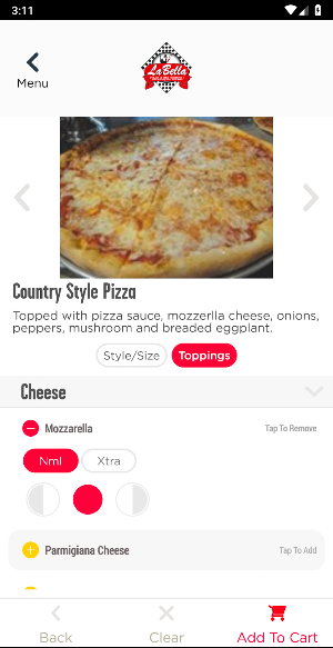 LaBella Pizza Screenshot 3