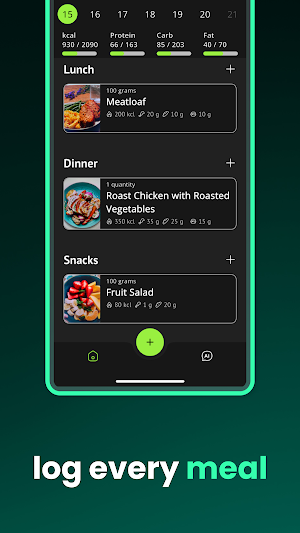 Calorie Tracker AI - CalT Screenshot 2