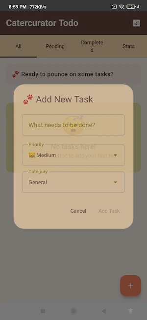 Catercurator Todo Screenshot 1