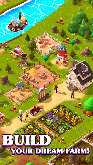Happy Town Farm: Farming Game Screenshot 1