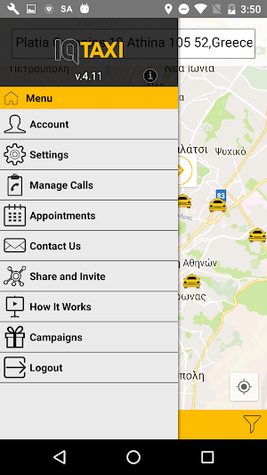 IQTaxi Cyprus Screenshot 2