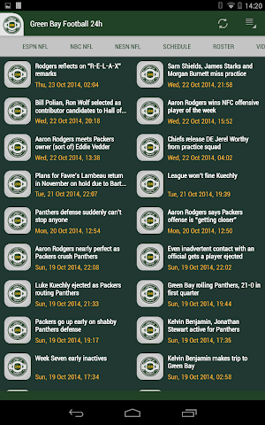 Green Bay Football 24h Screenshot 3