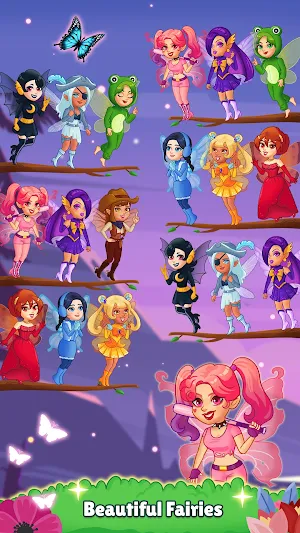 Fairy Sort - Color Puzzle Screenshot 2