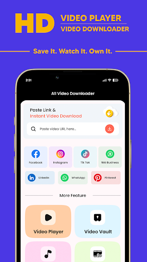 XVX HD Video Downloader Screenshot 1