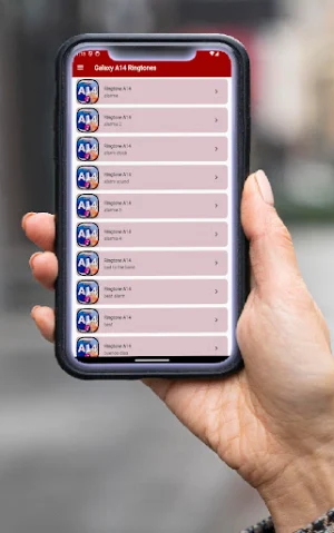 A14 Galaxy Ringtones App Screenshot 1