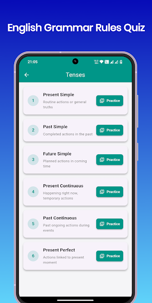 English Grammar Rules Quiz Screenshot 3