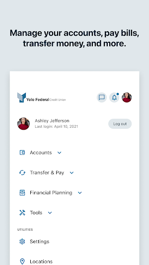 Yolo FCU Mobile Banking Screenshot 3