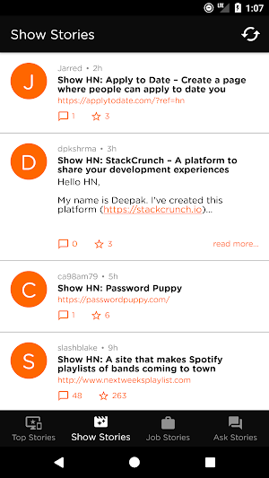 HackerNews Screenshot 0