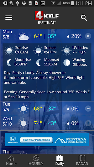 KXLF STORMTracker Weather App Screenshot 3