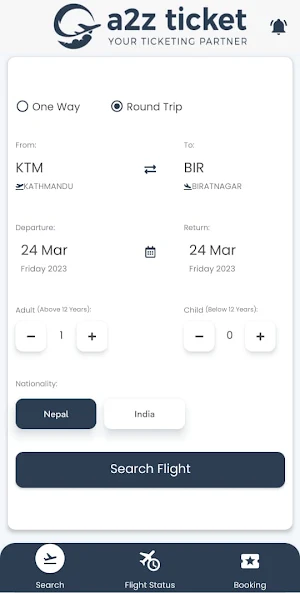 A2Z Ticket Screenshot 0