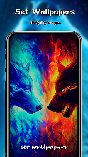 Wolf Live Wallpapers PRO Screenshot 3