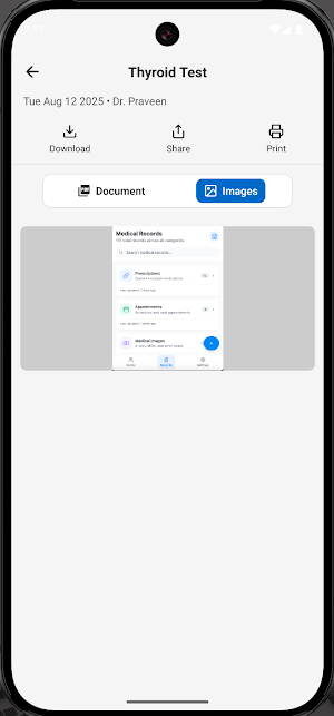 CuraLog – Store Health Records Screenshot 2