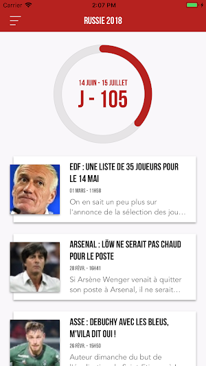 Russie 2018 : coupe du monde de foot Screenshot 0
