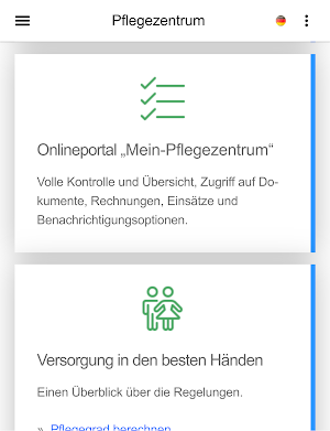 Pflegezentrum Berlin Süd Screenshot 2