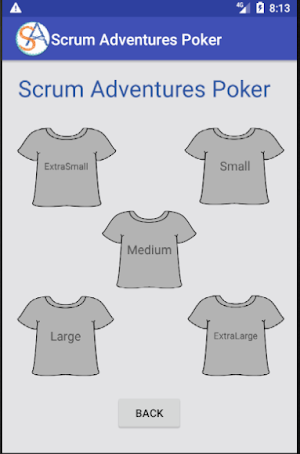 Scrum Adventures Poker Screenshot 1