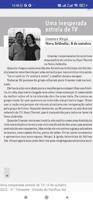 Informativo Mundial dasMissões Screenshot 2