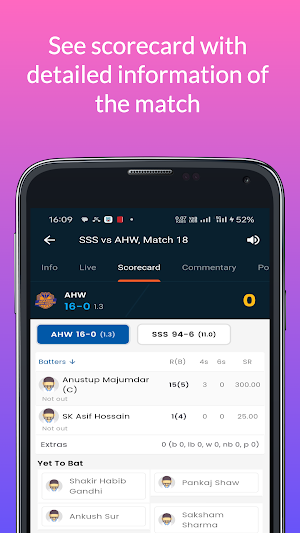 Crextra - Live Cricket Score Screenshot 3