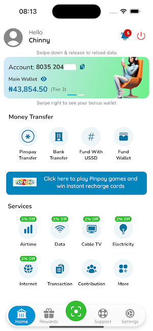 Pinspay Screenshot 2