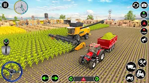Modern Farming Tractor Game 3D Screenshot 0