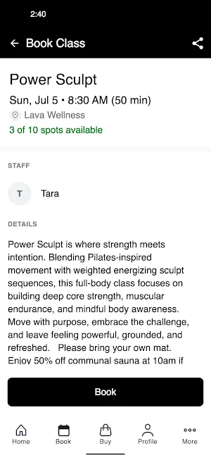 Lava Wellness Screenshot 2