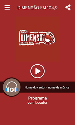 Dimensão FM 104,9 Screenshot 1