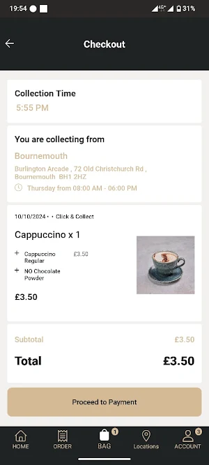 Esquires Coffee Screenshot 3