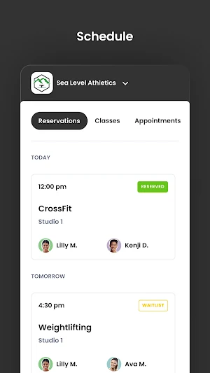 Sea Level Athletics Screenshot 2