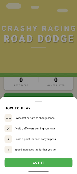 Crashy Racing: Road Dodge Screenshot 1