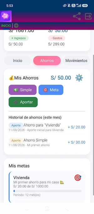 AhorraControl Screenshot 1