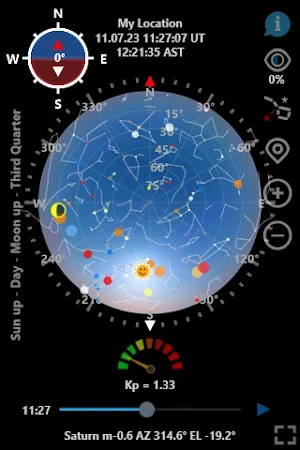 Aurora Forecast Rocketeer Screenshot 1