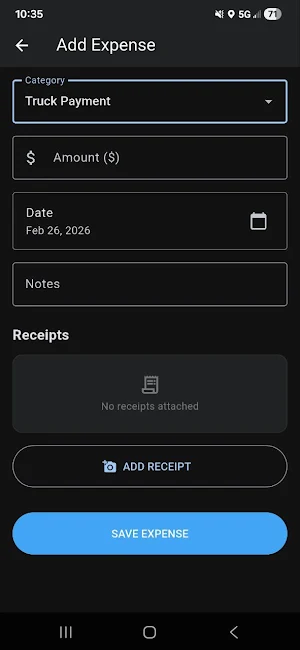 Truckerly - Expense Tracker Screenshot 3