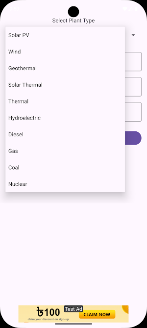 Power Plant Size Calculator Screenshot 1