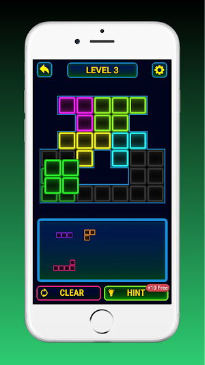 Color Glow Block Puzzle Game Screenshot 3