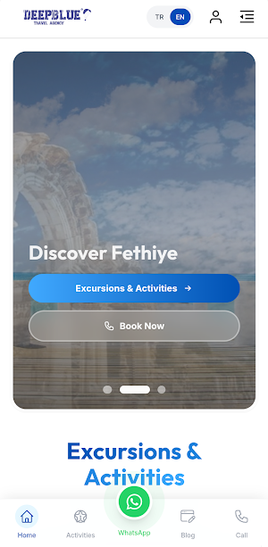 Deep Blue Travel Screenshot 2