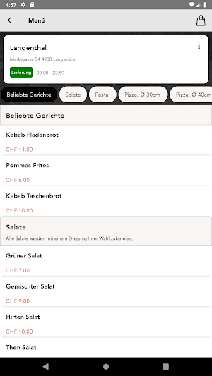 Lions Grill Pizza Kurier Screenshot 1