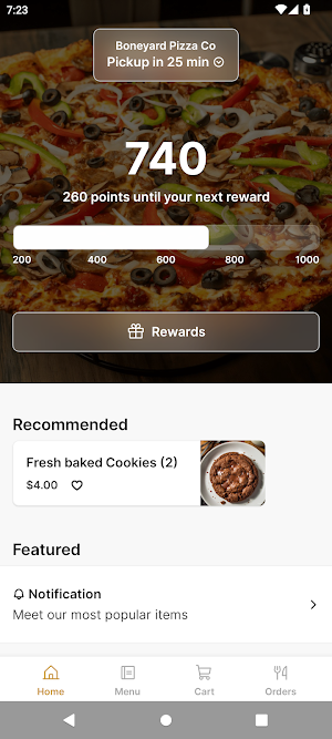 Boneyard Pizza Screenshot 0