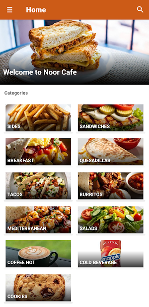 Noor Cafe Screenshot 1