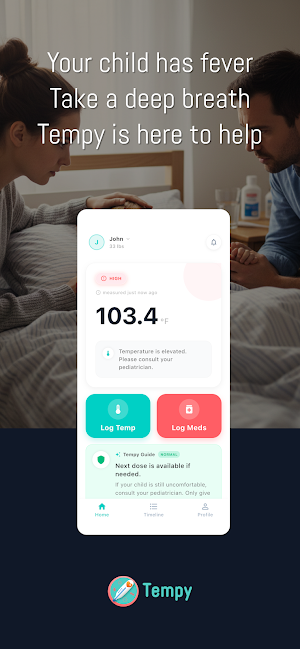 Tempy: Fever & Dose Tracker Screenshot 0