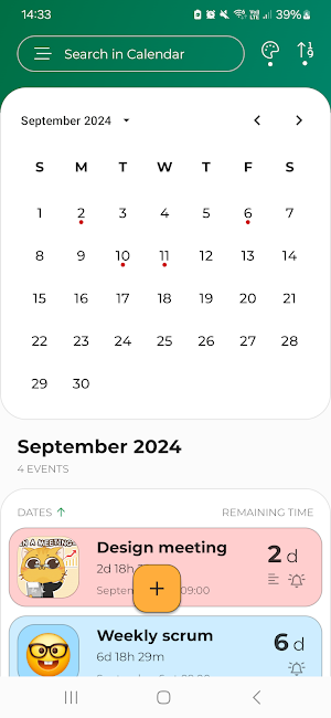 Calendar & Planner - CalendX Screenshot 1
