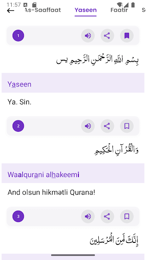 Quran Azerbaijani Screenshot 0