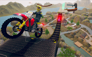 Crazy Bike Stunts Rider : Extreme Bike Race Games Screenshot 0