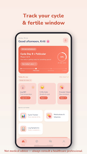 BloomNest: IVF & Fertility Screenshot 0